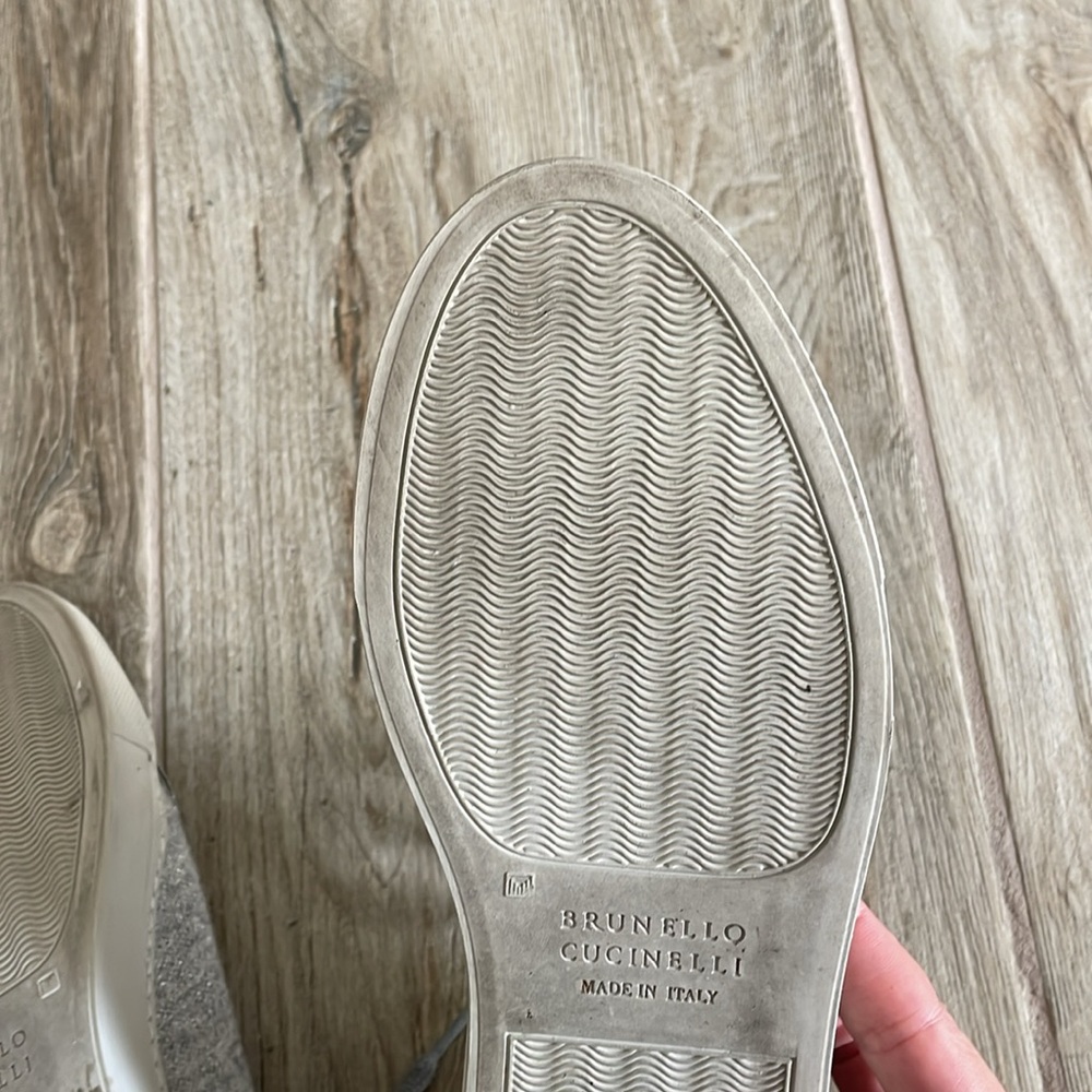 Brunello Cuchinelli Gorgeous Tennis Shoes 37 1/2. EUC - Picture 8 of 8